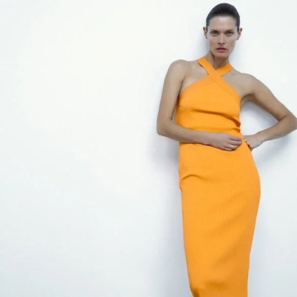 ZARA STRAP DRESS - Picture 2 of 10